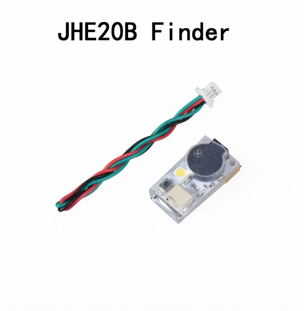 2,7g JHE20B 100DB Finder зуммер встроенный Батарея с светодиодный свет для Радиоуправляемый гоночный Дрон с видом от первого лица F3 F4 F7 полета Управление VS Vifly