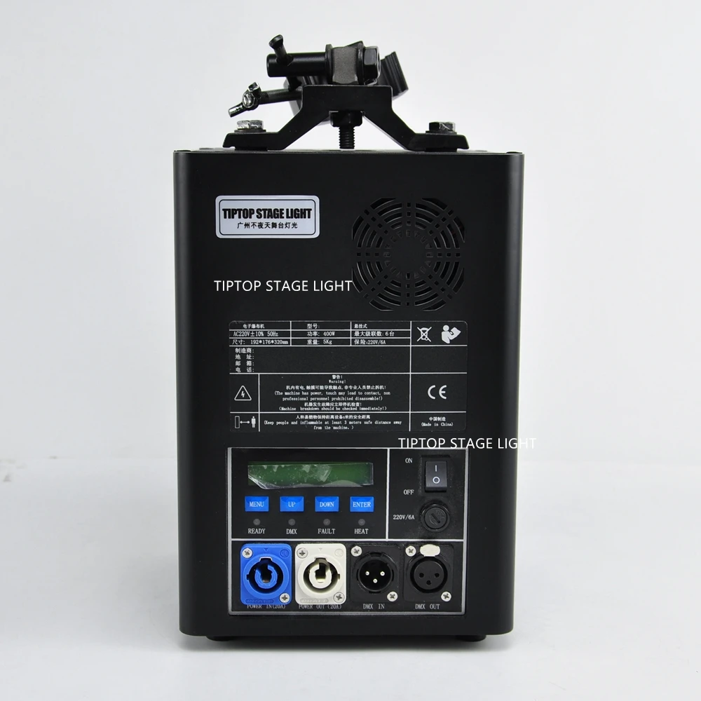 US $498.75 Gigertop 400W Cold Spark Fireworks Effect Macihne with 4 Bags 200g Smokeless Ti Powder Smokeless Indoor Outdoor Optional