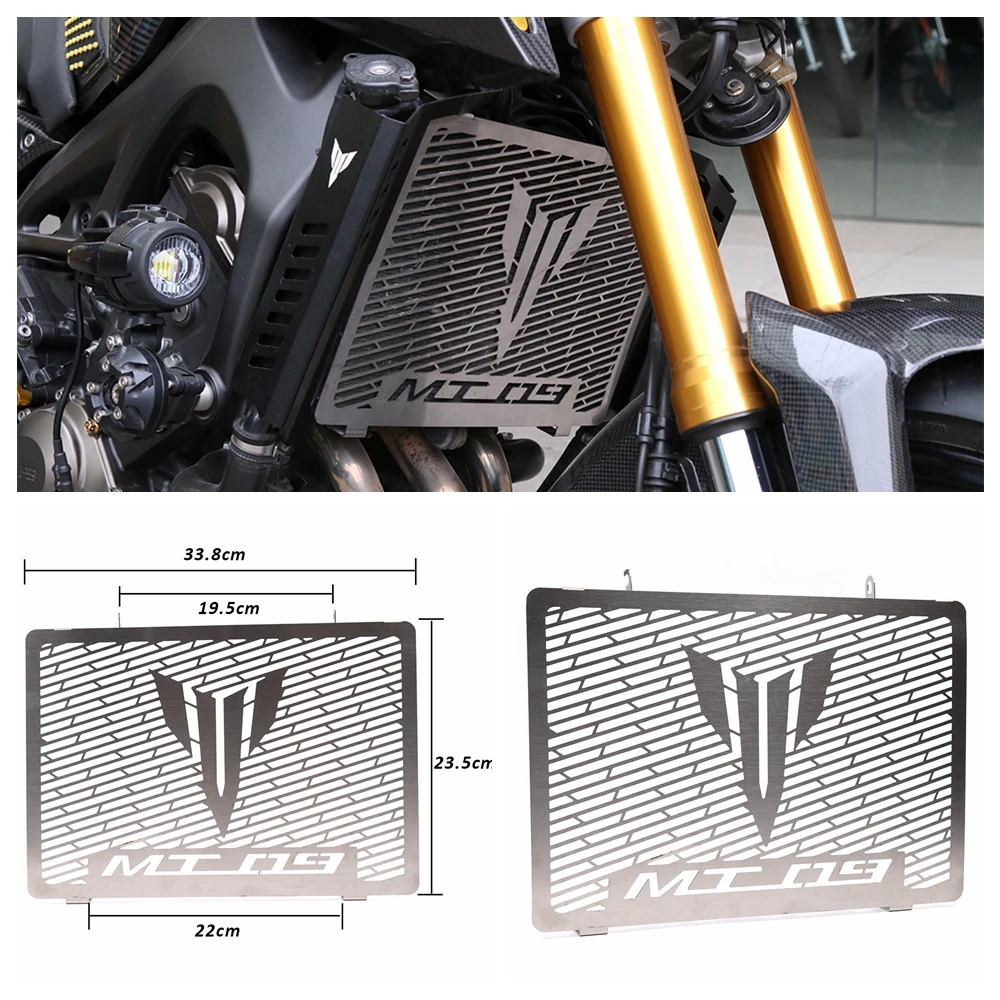 Для Yamaha MT-09 MT09 MT FZ 09 FZ09 FZ-09 2014-2017 XSR900 16-17 Мотоцикл с ЧПУ Нержавеющая сталь защита