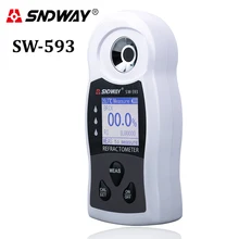 Цифровой рефрактометр с ЖК-дисплеем, измеритель сахара 0~ 55%, сахаромер по бриксу, денсиметр для фруктового вина, пива, спирта, измеритель концентрации сахара