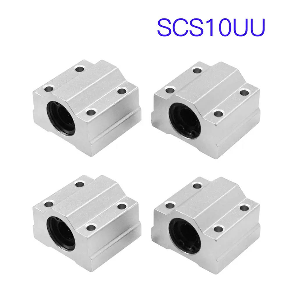 4 шт. SCS6UU SCS8UU SCS10UU SCS12UU SCS16UU SCS20UU Линейный шарикоподшипник блок ЧПУ маршрутизатор 3d принтер части