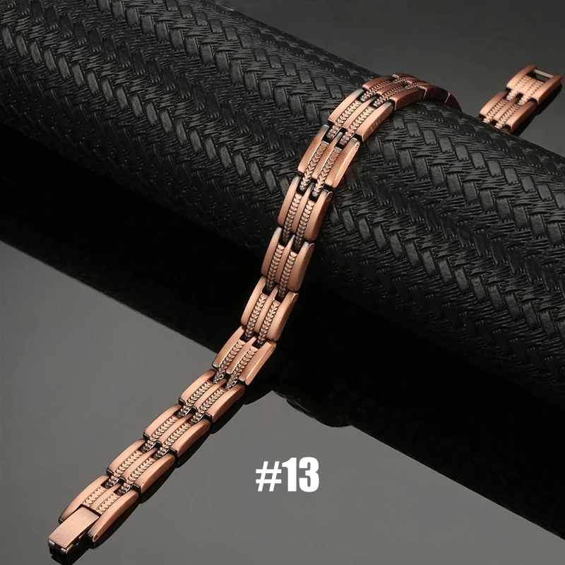 Vintage Copper Magnetic Bracelets For Women Pain Relief Pure Copper Adjustable Bio Energy Blood Pressure Accessory Bracelet