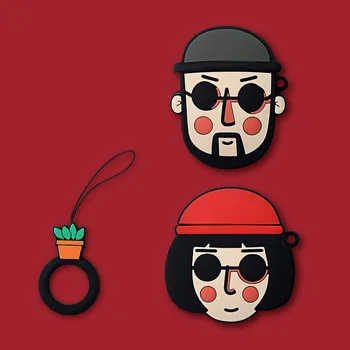 

3D The Professional Mathilda Leon Cartoon Soft Silicone Earphone Cases For Apple Airpods Pro 3 2 1 Case Cute Cover Funda MNL1