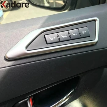 

For Toyota Alphard Vellfire 2016 2017 2018 2019 Interior Accessories Side Door Seat Adjust Memory Button Cover Decoration Trim