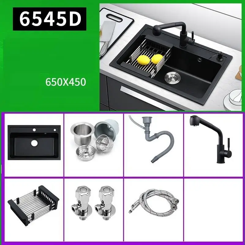 MODEL L Wasbak Portatil Umywalka Лава Manos кран Keuken Gootsteen Spoelbak Dissipador Lavabo Cuba Fregadero Pia Cozinha кухонная раковина - Цвет: MODEL L