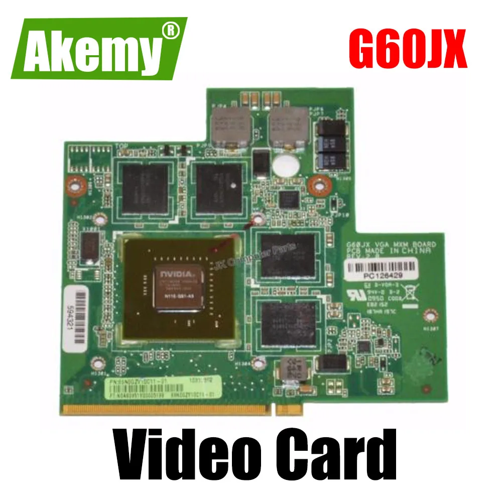 Видеокарта G60JX VGA 60-NYLVG1000-C11 GTS360M GTS 360M GTX GTX360M N11E-GS1-A3 DDR5 1 ГБ для ноутбука G51JX |