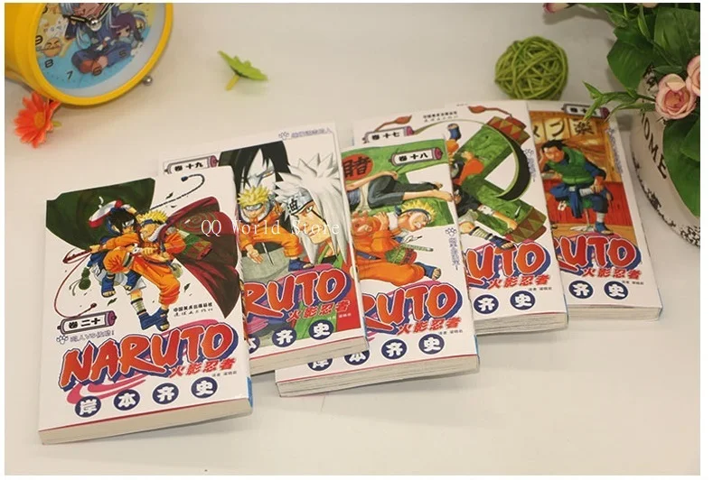 1 книги Vol. 1-27 выберите Наруто Фэнтези манга комикс Япония классический молодежный подростковый фантастический мультфильм комический язык китайский