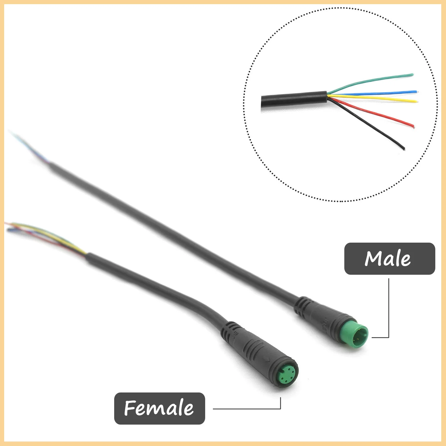 2Pin / 3Pin / 4Pin / 5Pin / 6Pin Male & Female For JULET Basic