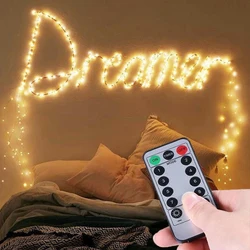 LED String Lights Fairy Lights Garlands remote timing control battery-powered Christmas decoration lights waterproof lights
