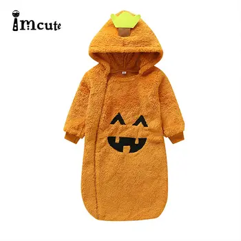 

Baby Sleeping Bags Stroller Winter Warm Toddler Infantil Swaddle Wrap Pumpkin Halloween Zipper For Discharge Newborn 1-18M