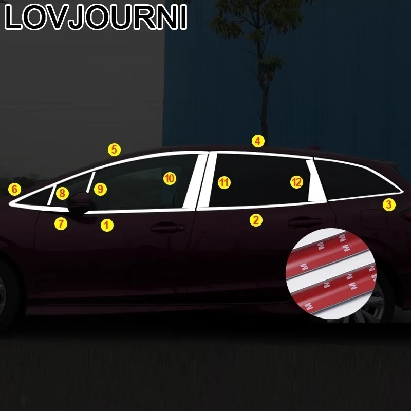 Оконный внешний модифицированный Авто хром автомобильный Стайлинг яркие