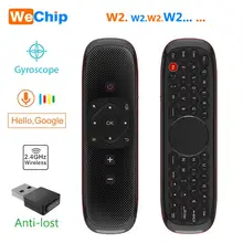 Wechip W2 Mini Keyboard with Touch Pad Mouse 2.4G Wireless Fly Air Mouse Voice Remote Control For Tv Box/Mini Pc/Tv PK Wechip W1 Wechip W2 Mini Keyboard with Touch Pad Mouse 2.4G Wireless Fly Air Mouse Voice Remote Control For Tv Box/Mini Pc/Tv PK Wechip W1
