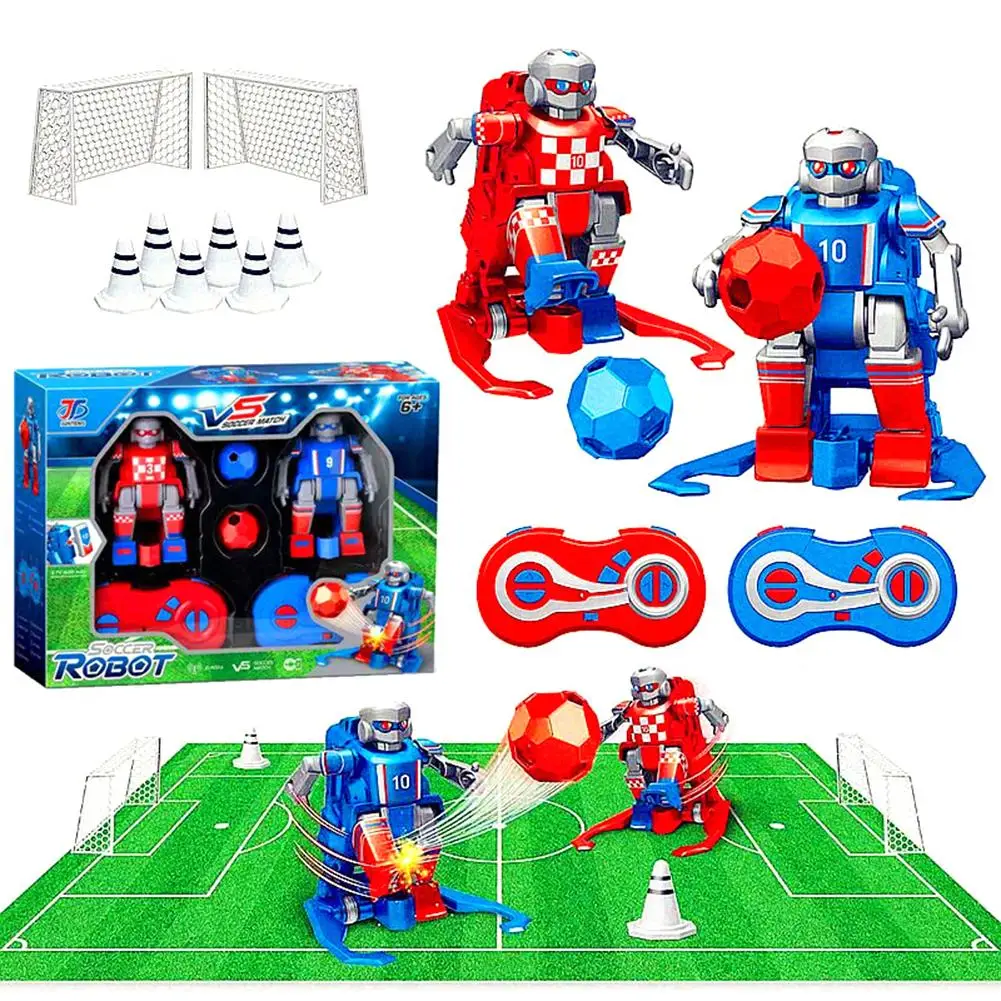 Kids RC Soccer Robots 2.4GHz Wireless Remote Control Robot Indoor Outdoor Ball Games Toys Set Best Gift For Boys Girls | Игрушки и хобби
