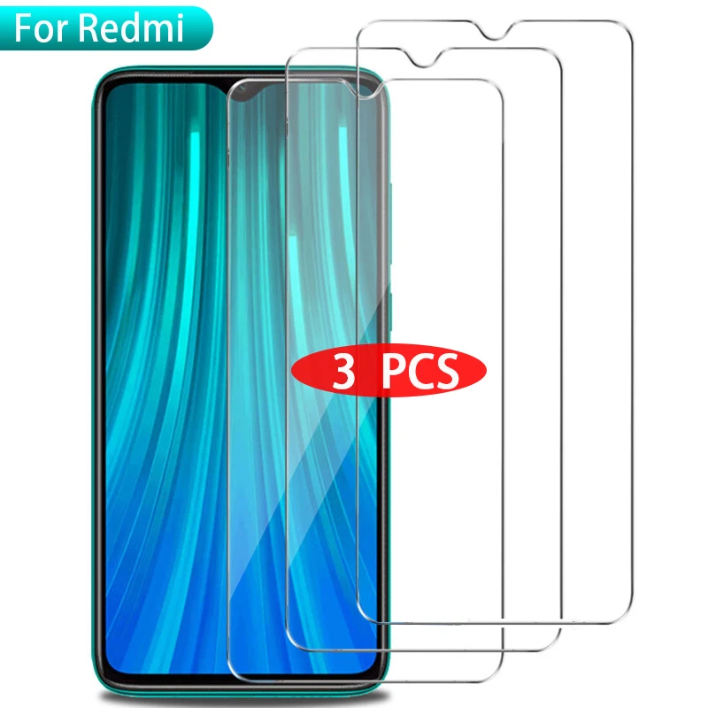 Закаленное стекло для Xiaomi Redmi Note 10 8 9 S Pro защитная пленка экрана 9A 9C K30 10s 7 8T 10X5G 3 шт. |