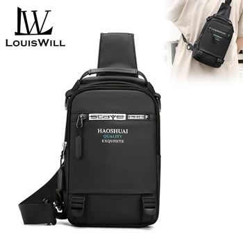 

LouisWill Crossbody Bags Men Bags Shoulder Bags Fashion Waist Bags Nylon Handbags Backpacks Waterproof Sling Bags Chest Bags