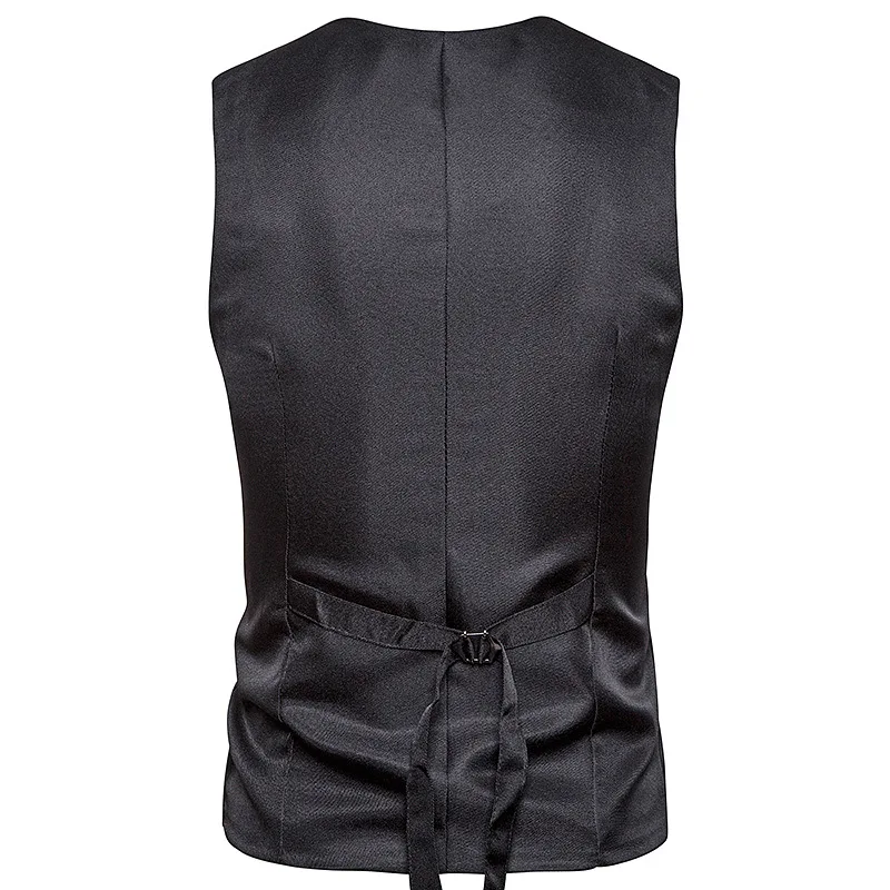 Модные поддельные два desgin жилеты для мужчин подходит slim fit мужской двубортный жилет мужские свадебные жилеты