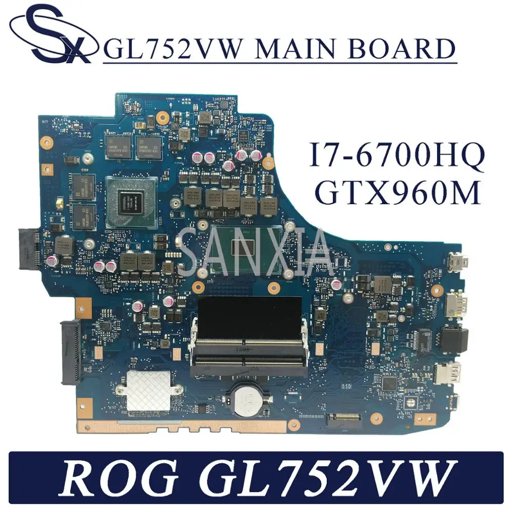 Материнская плата KEFU GL752VW для ноутбука ASUS ROG ZX70V FX71PRO оригинальная материнская HM170
