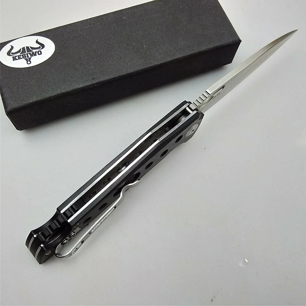 KESIWO складной нож D2 лезвие Тактический выживания Кемпинг Карманные Ножи Флиппер открытый спасательный охотничий карбоновая ручка EDC инструменты