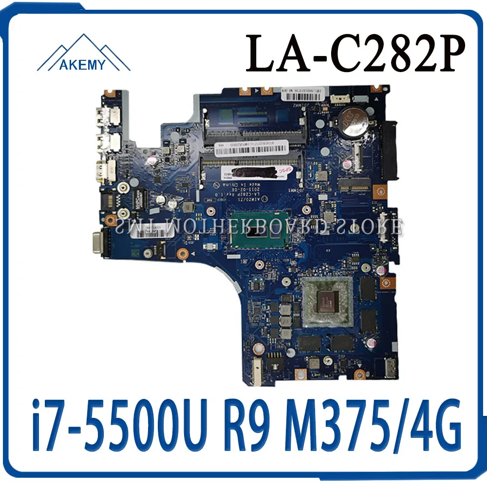 SAMXINNO для For Lenovo Z51-70 AIWZ0/Z1 LA-C282P Laotop материнская плата с i7-5500U ЦП Radeon R9 M375/4G тест ОК |