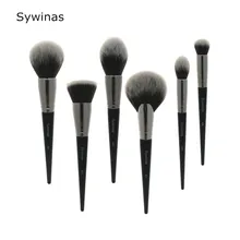 Sywinas, 6 шт., набор профессиональных кистей для макияжа, кисть для растушевки лица, пудра, основа, косметика, контур, кисти для макияжа