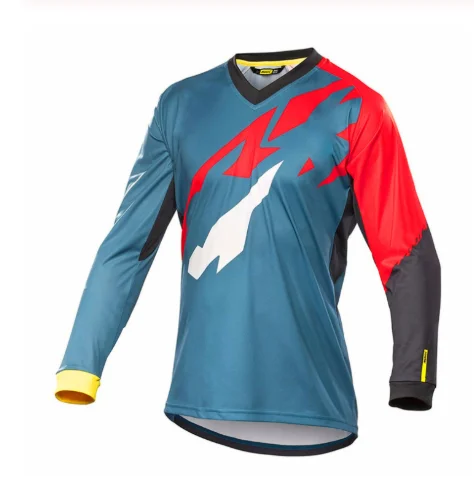 

Pro team 2020 Men Long Sleeve Downhill Jersey MTB Bike T-shirt Bike Shirt Uniform Cycling Clothing Motorcycle Clothes Quick dry