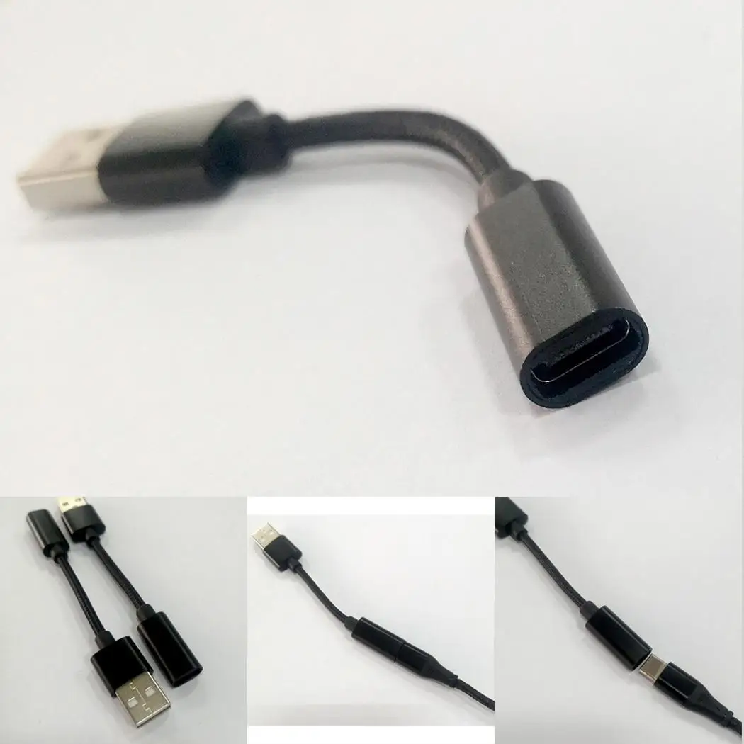 Type-c адаптер type-c Женский на USB мужской 10 см черный для адаптера для Android USB, type-C
