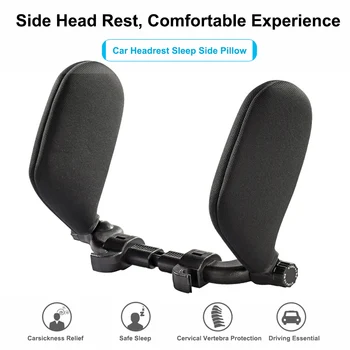 

Car Seat Headrest Pillow Travel Rest Neck Pillow Support Solution for Kids Pillow and Adults Auto Seat Head Cushion Car Pillow