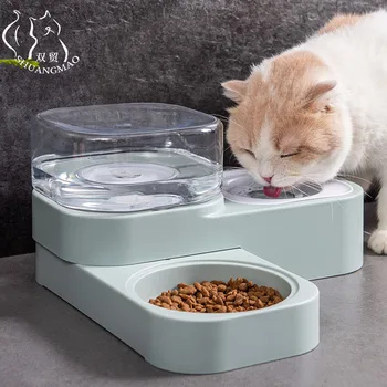 

1.5L Pet Dog Cat Bowl Automatic Feeder Fountain Water Drinking for Dogs Indoor Kitten Puppy Bowls Feeding Container Pet Supplies