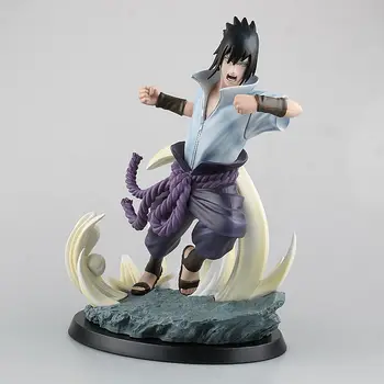 

26CM Naruto Figure Shippuden Uchiha Sasuke PVC Naruto Action Anime Figure Collectible Model Kids Toys for children gift with box