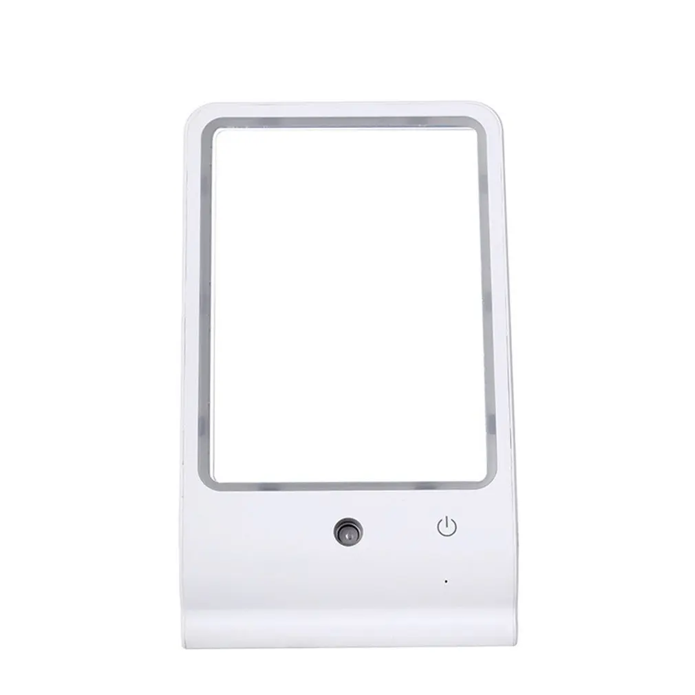 

Portable Makeup Mirror Light Led Desktop Standing Hand Mirrors Standing Cosmetic Tools Water Spray