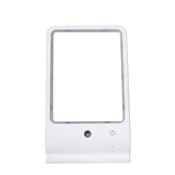 

Portable Makeup Mirror Light Led Desktop Standing Hand Mirrors Standing Cosmetic Tools Water Spray