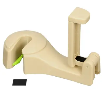 

New Arrival High Quality Universal 2in1 Car Seat Backrest Headrest Hook Phone Holder Hook