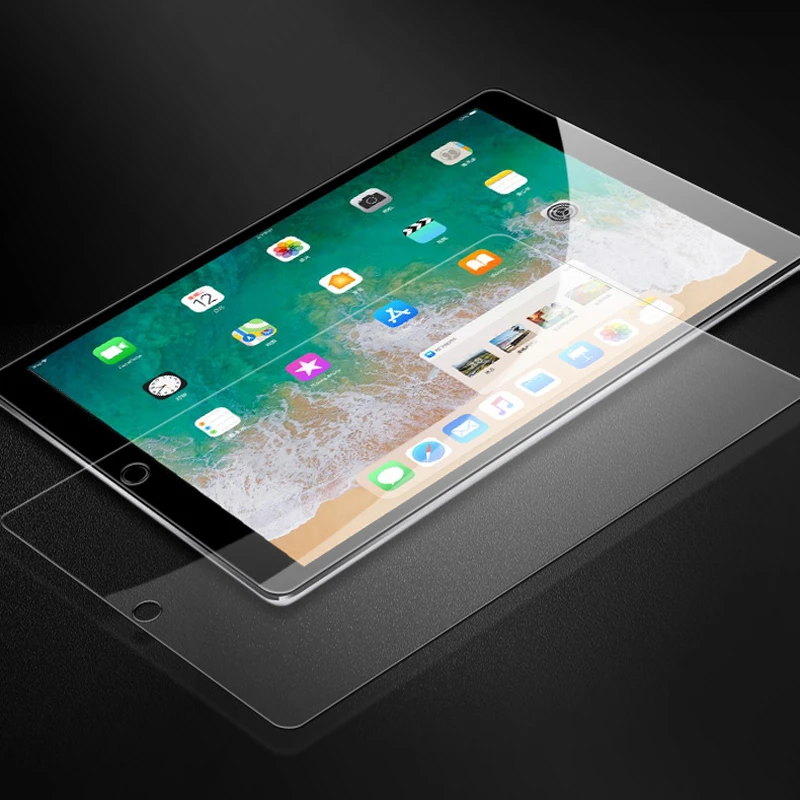 Clear Screen Protector Tempered Glass For Apple iPad Protective Film