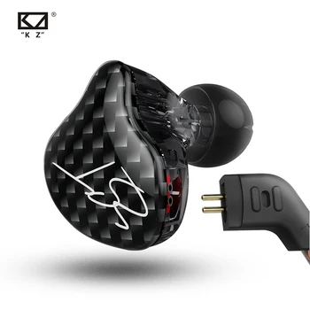 

KZ ZST Colorful Balanced Armature With Dynamic In-ear Earphone BA Driver Noise Cancelling Headset With Mic Replacement Cable ZSN