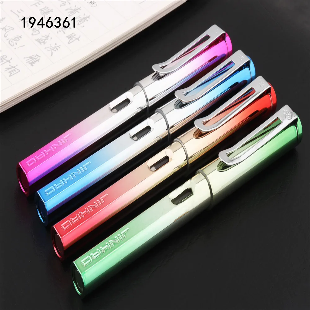 Новое поступление Мода Jinhao 596 яркие цветные офисные перьевые ручки студенческие