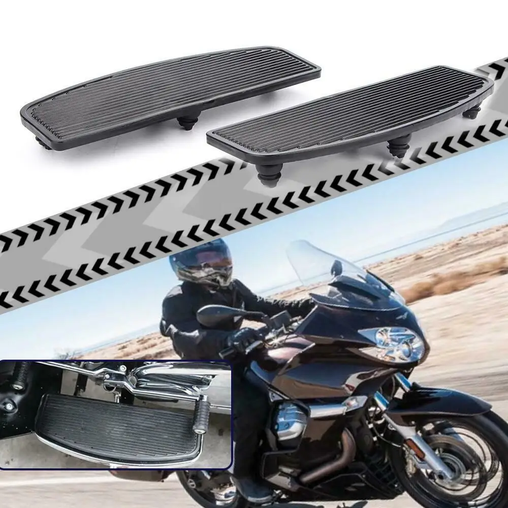 

Front Rubber Rider Insert Black Footboards Foot Peg Rest Pad Fits for Harley Touring Dyna FLHTC FLHTCUI FLHTCU FLHRC