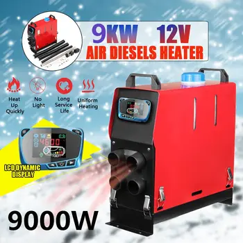 

All in One 9KW 12V Car Heater Diesels Air Parking Heater 9000W 4 Hole+Remote control Warmer For Car Truck RV Bus Boat