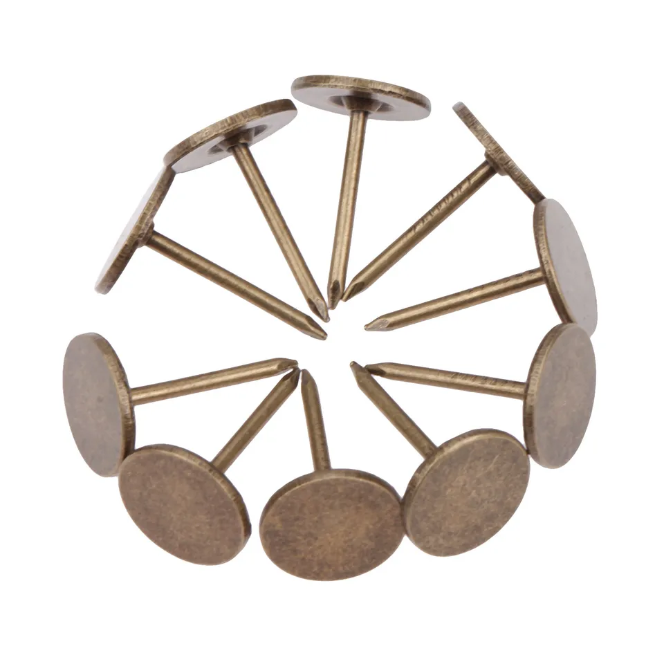 Borchie Decorative Bronzo Antico In Lega Di Zinco Per Mobili, Divani, Scatole Artigianato