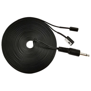 

3.5mm Jack With Repeater Double Head Audio Transmitter Wire Infrared Remote Control Extension IR Emitter Flexible Extender Cable