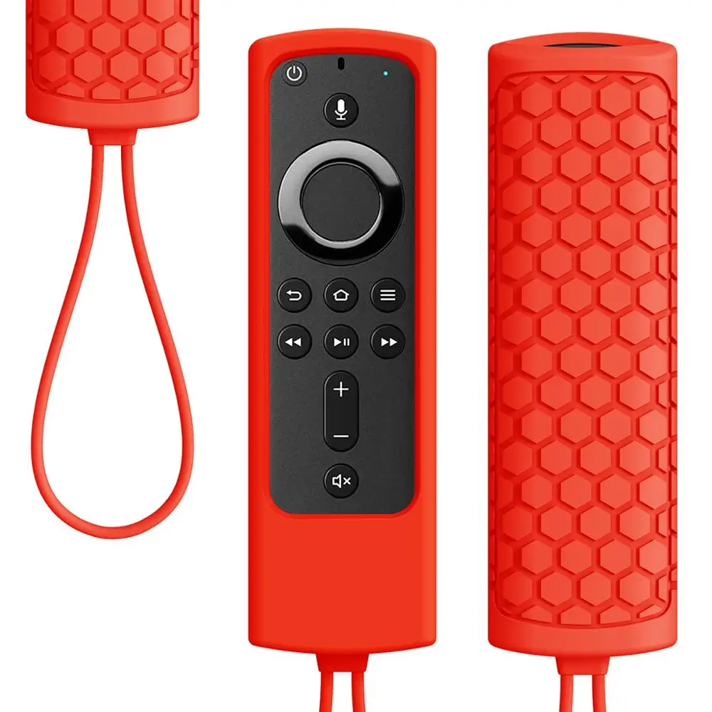 Firestick Remote Cover Anti Slip Shockproof Silicone Protective Case for Fire TV Stick 4K / 2020 Release | Электроника