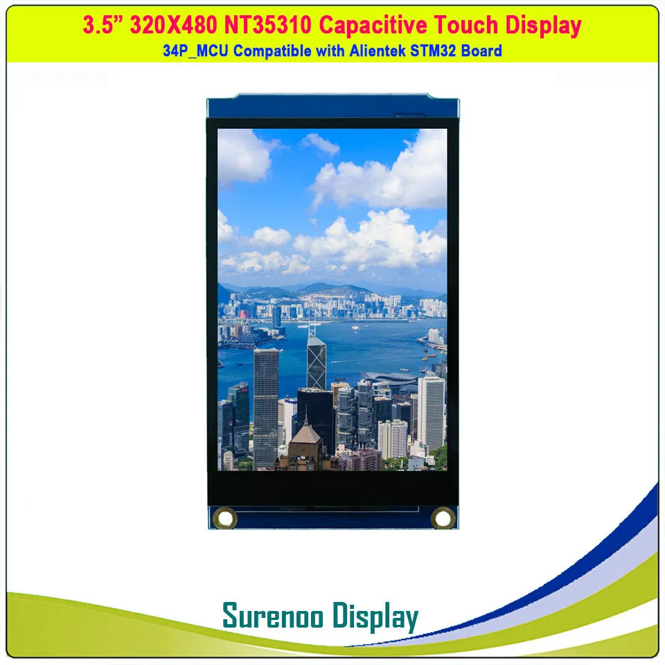 3," дюймовый 320*480 NT35310 TFT цветной ЖК-модуль экран GT5668 емкостный резистивный сенсорный экран - Цвет: STB320480M035A1