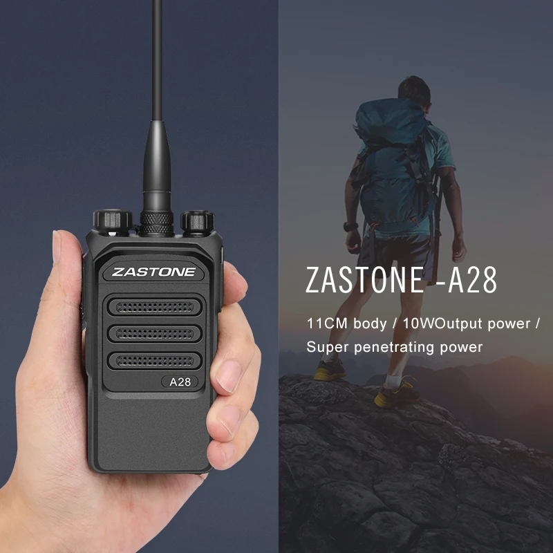

Zastone A28 Professional Long Range Walkie Talkie Two Way Ham Radio HF Transceiver Equipment