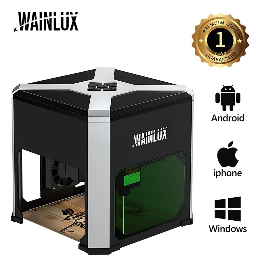 Мини-лазерный гравер WAINLUX K6 3000 МВт 3 Вт лазерный гравировальный станок диапазон