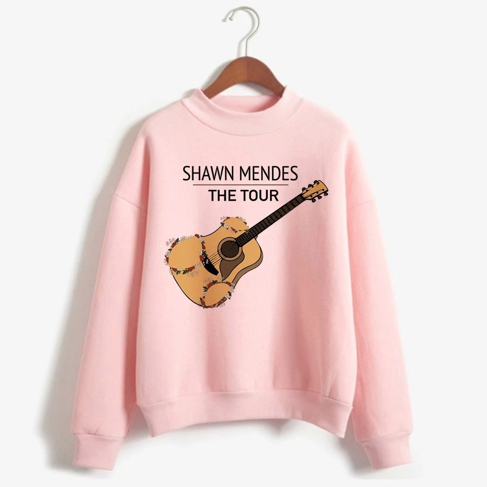 Женский пуловер с длинным рукавом Shawn Mendes осенняя Толстовка Оверсайз в стиле хип