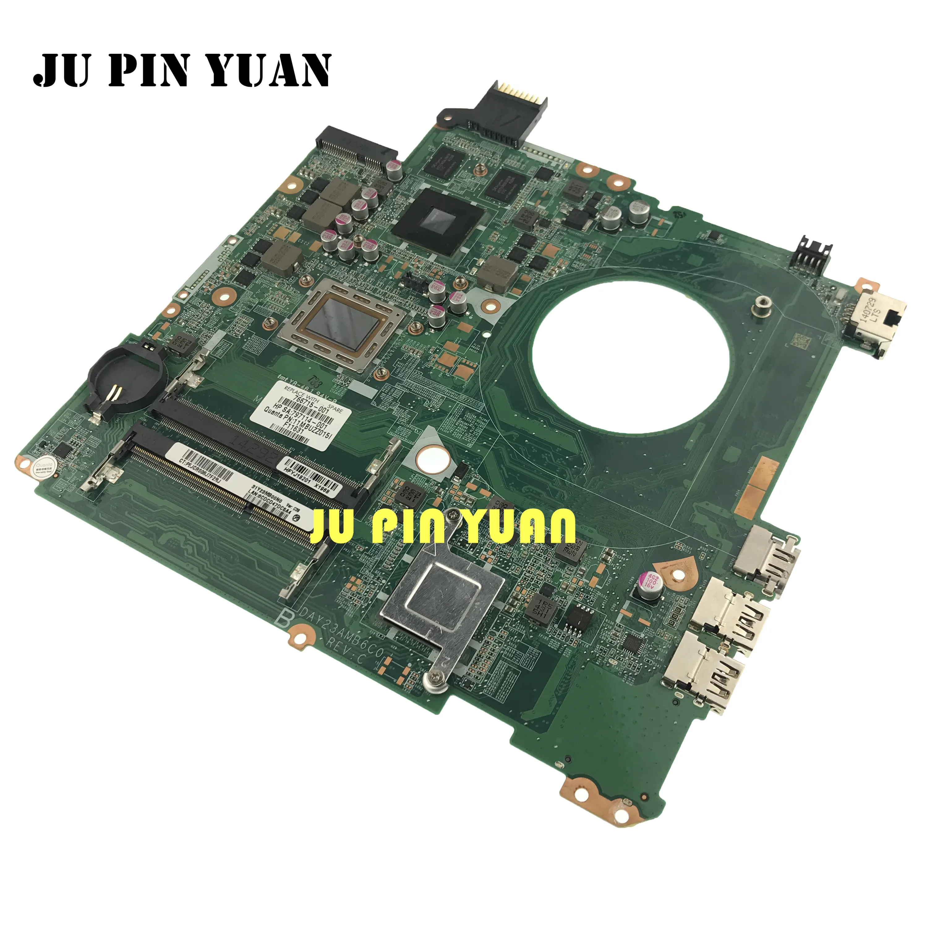 Материнская плата 766715 001 501 DAY23AMB6C0 Y23A для HP PAVILION 15 P 15Z все функции полностью