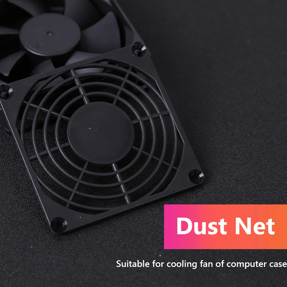 5pcs 80mm 120mm PC Case Fan Dust Filter Screen Plastic Dustproof Grills for Desktop Computer