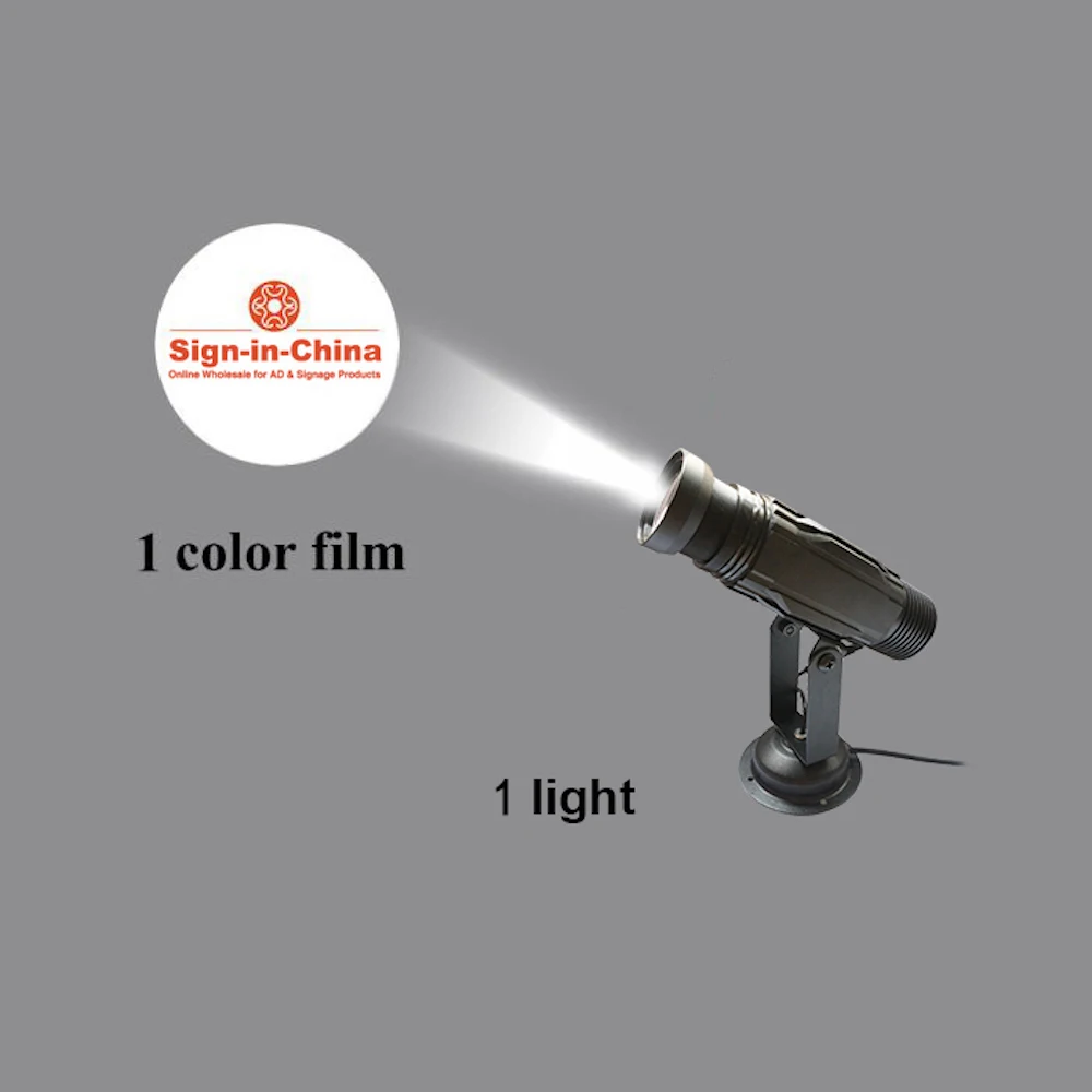Kualitas Tinggi 12W LED Statis Gobo 