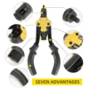 Hand Threaded Rivet Nuts Guns Riveter of Sleeve Nuts Rivnut Tool For Auto M3/M4/M5/M6/M8/M10 Hand Riveter Manual Rivet Tools 2