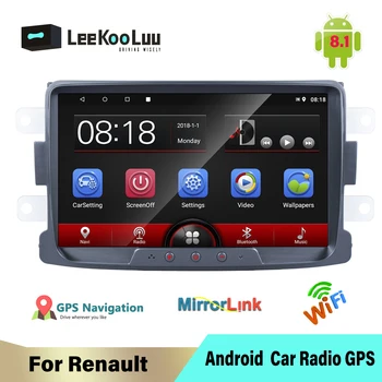 

LeeKooLuu Car Radio 2 Din Android 8” GPS WIFI Bluetooth Player for Renault Sandero/Duster/Logan/Dokker 2Din Multimedia Player