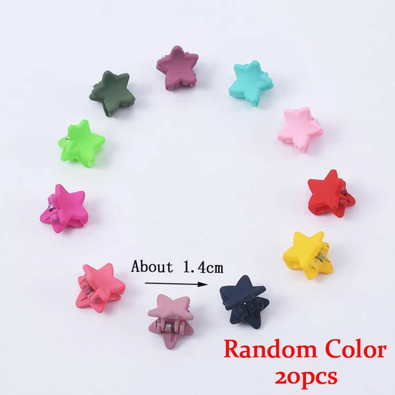 random 20pc starL M MISM 10 шт./20 шт./50 шт., заколки для волос разных цветов для женщин, заколки для волос с короной и звездой, заколки для волос, головные уборы для свадебной вечеринки - Цвет: random 20pc starL